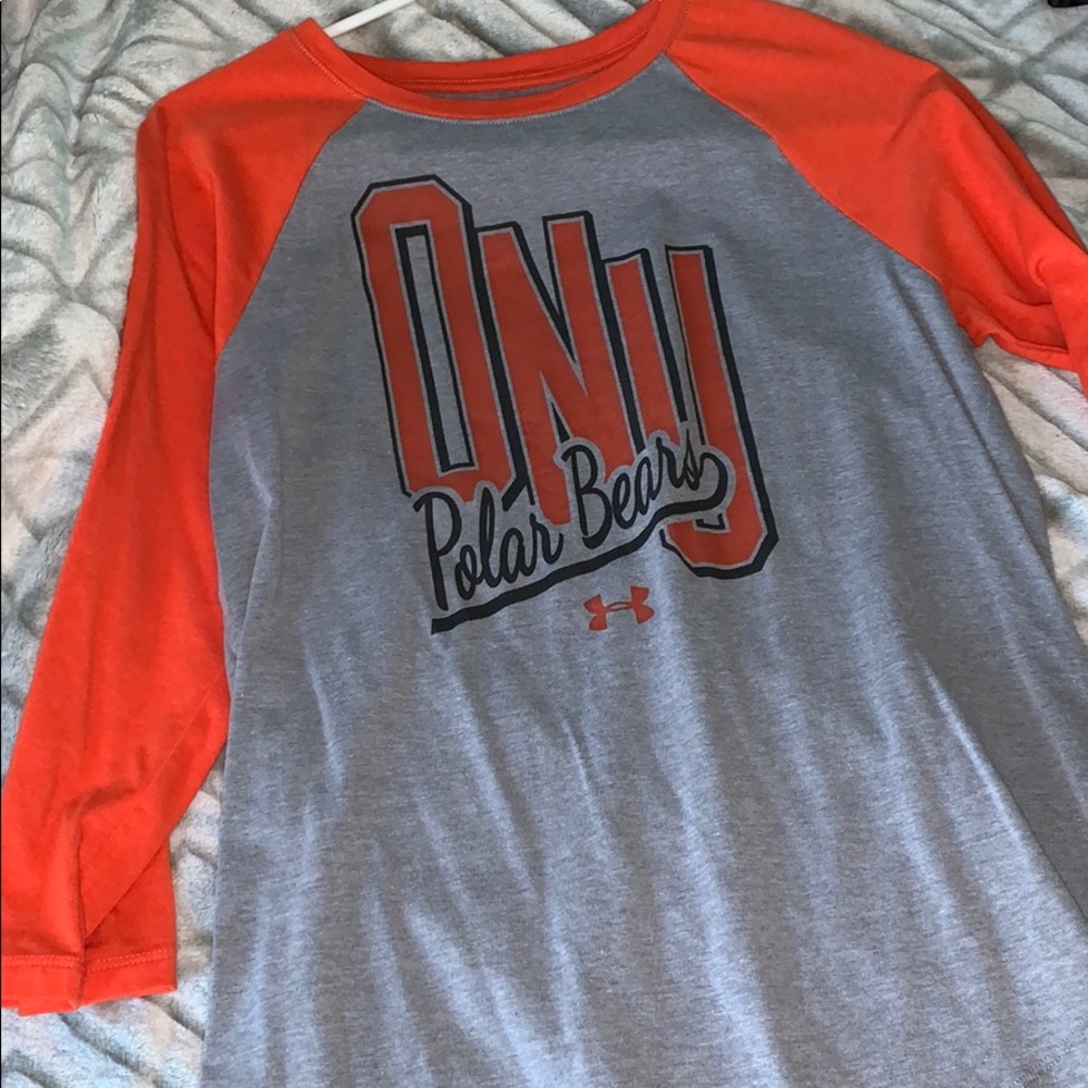 Ohio Northern University quarter sleeve top🧡